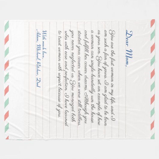 Handgeschriebene Liebe eines Notebooks  Fleecedecke (Vorderseite (Horizontal))