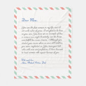 Handgeschriebene Liebe eines Notebooks Fleecedecke (Vorderseite)