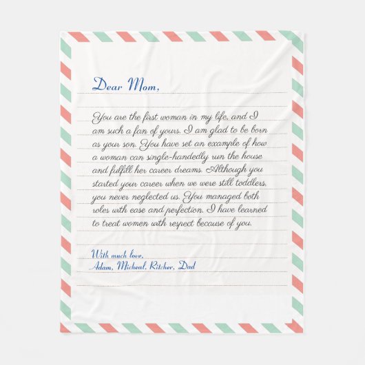 Handgeschriebene Liebe eines Notebooks Fleecedecke (Vorderseite)