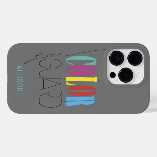 Handgeschriebene Liebe mit Name Case-Mate iPhone Hülle (Rückseite (Horizontal))