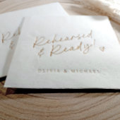 Handgeschriebene Liebe Note Style Servietten Mit Folie