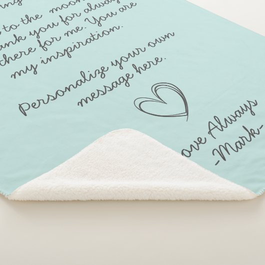 Handgeschriebene Liebe oder Nachricht von Aqua Sherpadecke (3/4)