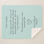 Handgeschriebene Liebe oder Nachricht von Aqua Sherpadecke (Vorderseite (Horizontal))