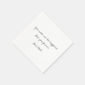 Handgeschriebene Liebe | TOUCH Serviette (Ecke)