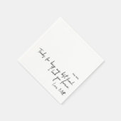 Handgeschriebene Liebe | TOUCH Serviette (Ecke)