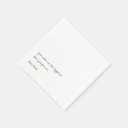 Handgeschriebene Liebe | TOUCH Serviette (Ecke)