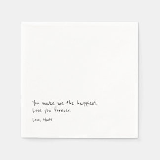 Handgeschriebene Liebe | TOUCH Serviette