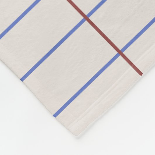 Handgeschriebene Lieben oder Nachrichten für Noteb Fleecedecke (Ecke)