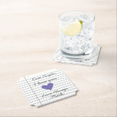 Handgeschriebene Lieben oder Nachrichten für Noteb Untersetzer (Vor Ort)