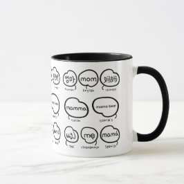 Handgeschriebene Mama-Typografie Moderne Muttertag Tasse