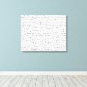 Handgeschriebene Mathematikgleichungen // Leinwanddruck (Insitu (Holzboden))