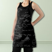 Handgeschriebene mathematische Formeln und Gleichu Schürze