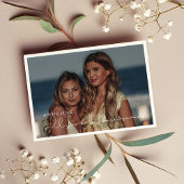 Handgeschriebene minimalistische Bridesmaid-Vorsch Einladung