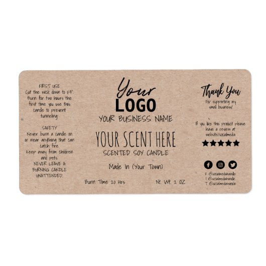 Handgeschriebene Minimalistische, zentrierte Sojen (Vorne)