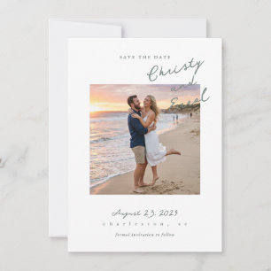 Handgeschriebene Moos Save The Date