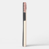 Handgeschriebene Name Rose Gold Glitzer Look Case-Mate iPhone Hülle (Rückseite / Rechts)