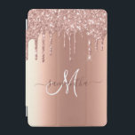Handgeschriebene Name Rose Gold Glitzer Monogram iPad Mini Hülle<br><div class="desc">Das Design ist ein Foto und die Hüllen sind nicht mit echtem Glitzer, Sequinen, Metallen oder Holz gemacht. Dieses Design ist auch auf anderen Modellen erhältlich. Sie können dieses Design auch auf ein anderes Produkt übertragen. Für die Herstellung dieses Produkts wurde kein Glitzer verwendet. Dieses Design kann in dem Bereich...</div>