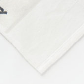 Handgeschriebene Noten für Musikmusik Fleecedecke (Ecke)