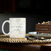 Handgeschriebene Oma stilvolles Blumenmuster  Kaffeetasse