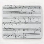 Handgeschriebene Partitur Mousepad (Vorne)
