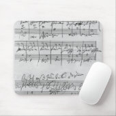 Handgeschriebene Partitur Mousepad (Mit Mouse)