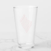 Handgeschriebene Pen Lines Vector Graphics Glas (Rückseite)