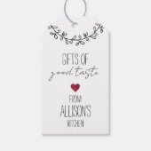 🍪 handgeschriebene Personalisierte hausgemachte L Geschenkanhänger (Vorderseite)