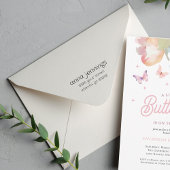 Handgeschriebene Rücksendeadresse für lässigen Spa Permastempel