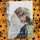 Handgeschriebene Save the Date Karte - Daten speic