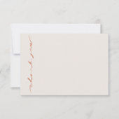 Handgeschriebene Schrift Dankeskarte (Vorderseite)