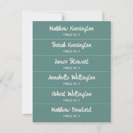 Handgeschriebene Script-Individuelle Name Hochzeit (Vorderseite)