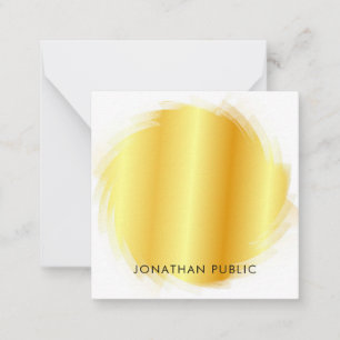 Handgeschriebene Script Monogram Elegante Imitate  Mitteilungskarte