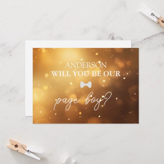 Handgeschriebene Script-Trägerkarte für den Hörrin Einladung (Vorderseite/Rückseite Beispiel)