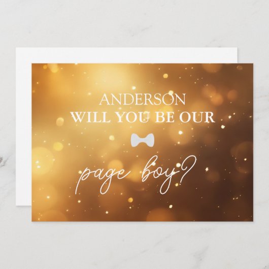 Handgeschriebene Script-Trägerkarte für den Hörrin Einladung (Vorne/Hinten)