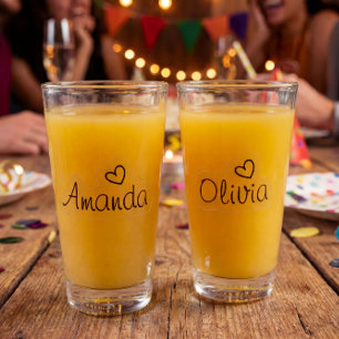 Handgeschriebene Signatur Herz Schrift Name Aufkle Aufkleber
