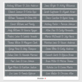 Handgeschriebene SkriptGästennamen Labels Offschwa (Blatt)