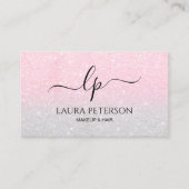 Handgeschriebene Skriptkalligraphie des Visitenkarte (Vorderseite)