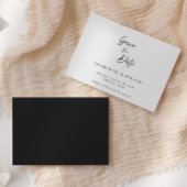 Handgeschriebene Skriptminimale | Hochzeit Save The Date