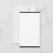 Handgeschriebene Skriptmonogramm-einfache Vorlage (Rückseite)