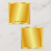 Handgeschriebene Skriptname Template Trendy Imitat Mitteilungskarte (Vorne/Hinten)