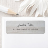 Handgeschriebene Skriptname Text Wood-Rücksendeadr (Insitu)