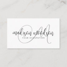 Handgeschriebene Skriptsignatur für Monogram