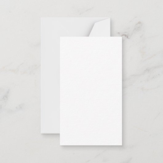 Handgeschriebene Skripttext-Watercolor-Blume-Elega Mitteilungskarte (Rückseite)