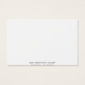 Handgeschriebene Skripttypografie mit Earring-Disp (Rückseite)