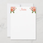 Handgeschriebene Skriptvorlage Stilvolle Wasserfar Mitteilungskarte (Vorderseite)