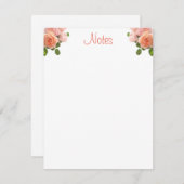 Handgeschriebene Skriptvorlage Stilvolle Wasserfar Mitteilungskarte (Vorne/Hinten)