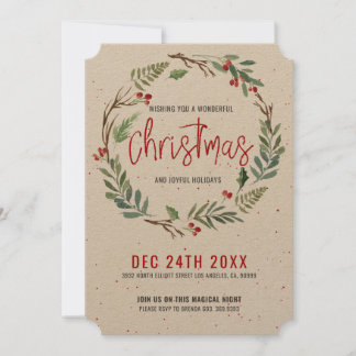 Handgeschriebene Typografie des Feiertagskarte