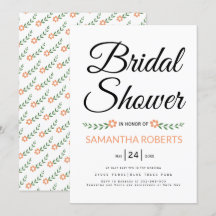 Handgeschriebene Typografie Pfirsichhochzeit im Br