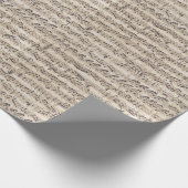 Handgeschriebene Vintage Blatt-Musiknoten Geschenkpapier (Ecke)