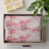 Handgeschriebene Vintage florale Hintergrundbilder Seidenpapier (Geschenk)